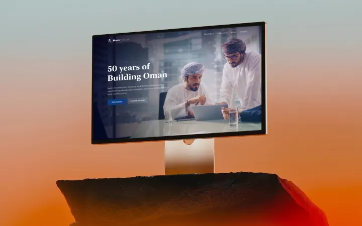 A small business website on a phone in Oman showing the common mistakes that make it fail, with fixes